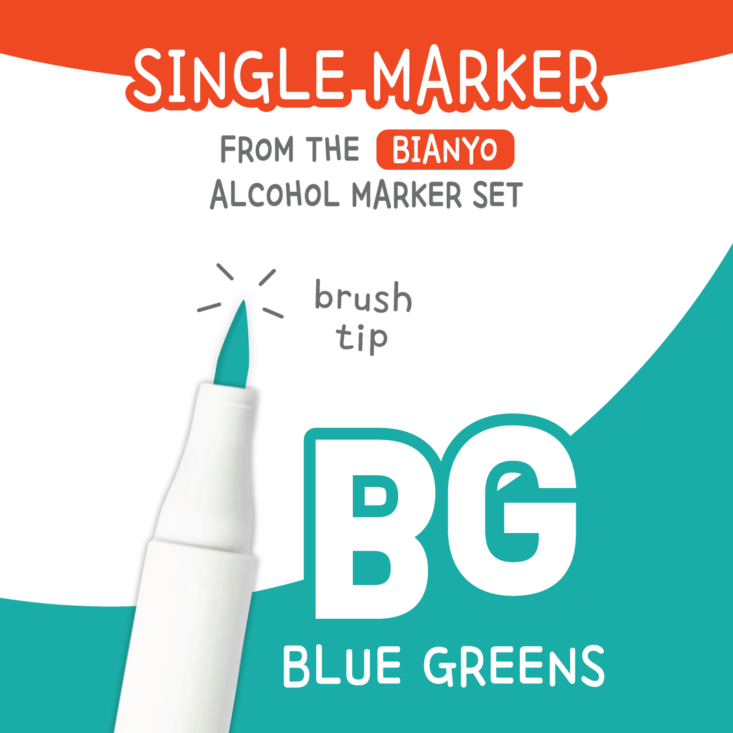 Bianyo Blue Greens (BG) — Single Replacement Markers