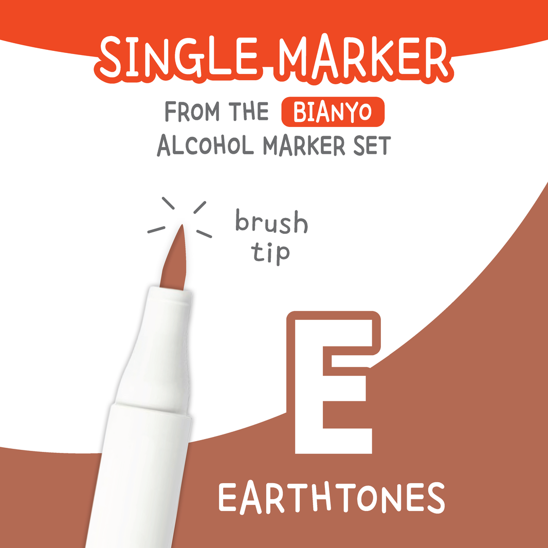 Bianyo Earthtones (E) — Single Replacement Markers