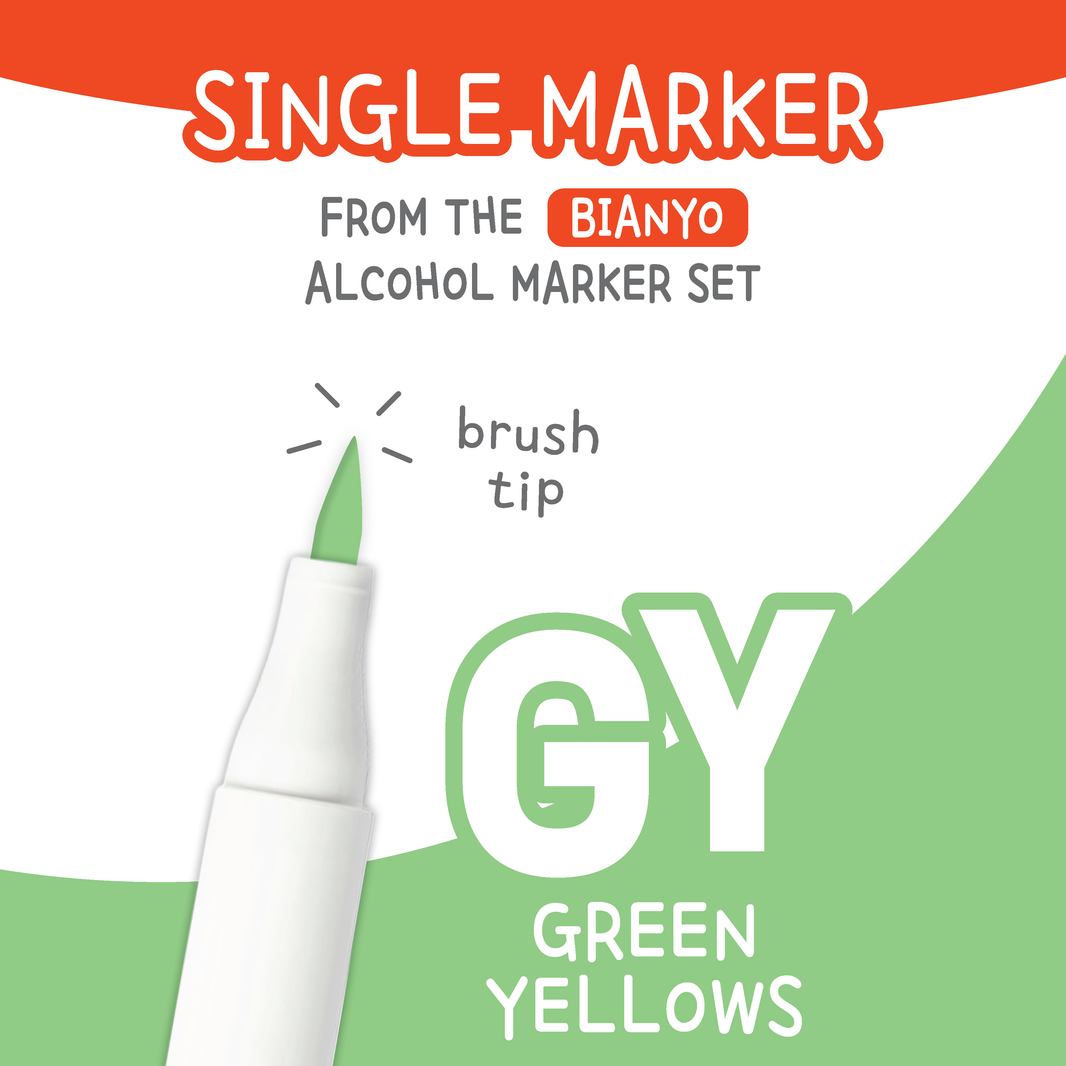 Bianyo Green Yellows (GY) — Single Replacement Markers