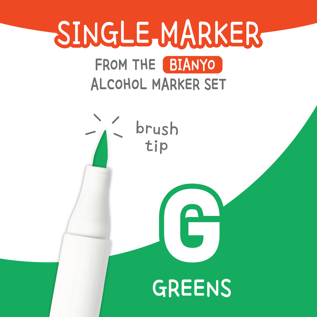 Bianyo Greens (G) — Single Replacement Markers