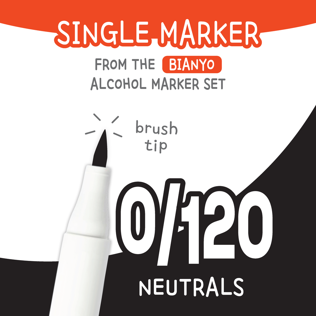 Bianyo Neutrals (0/120) — Single Replacement Markers