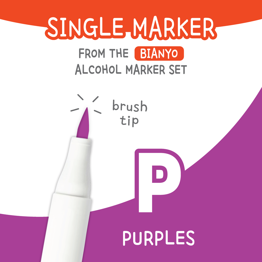 Bianyo Purples (P) — Single Replacement Markers