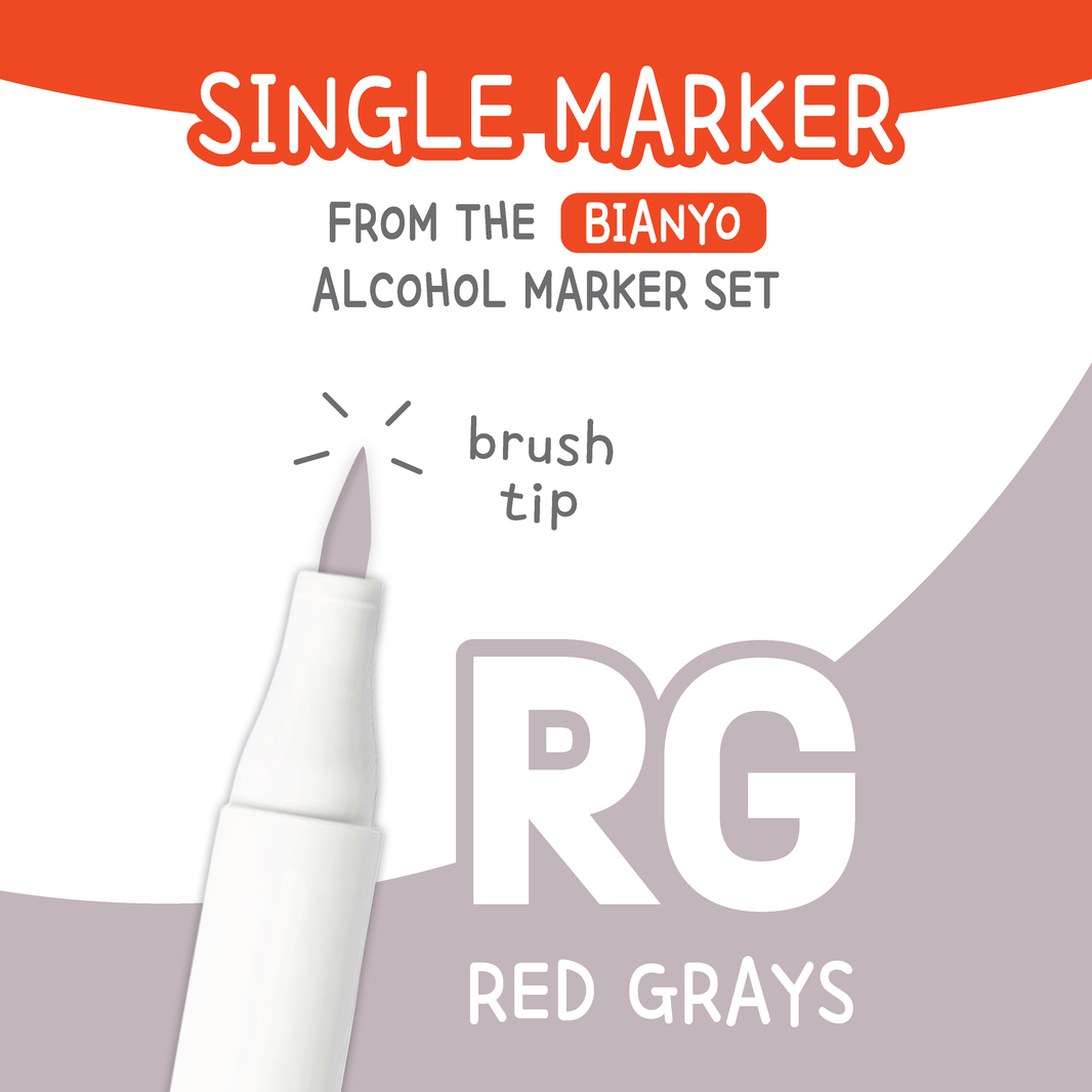 Bianyo Red Grays (RG) — Single Replacement Markers