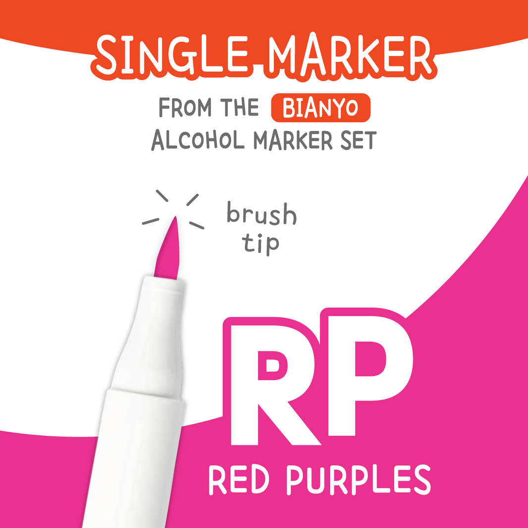 Bianyo Red Purples (RP) — Single Replacement Markers