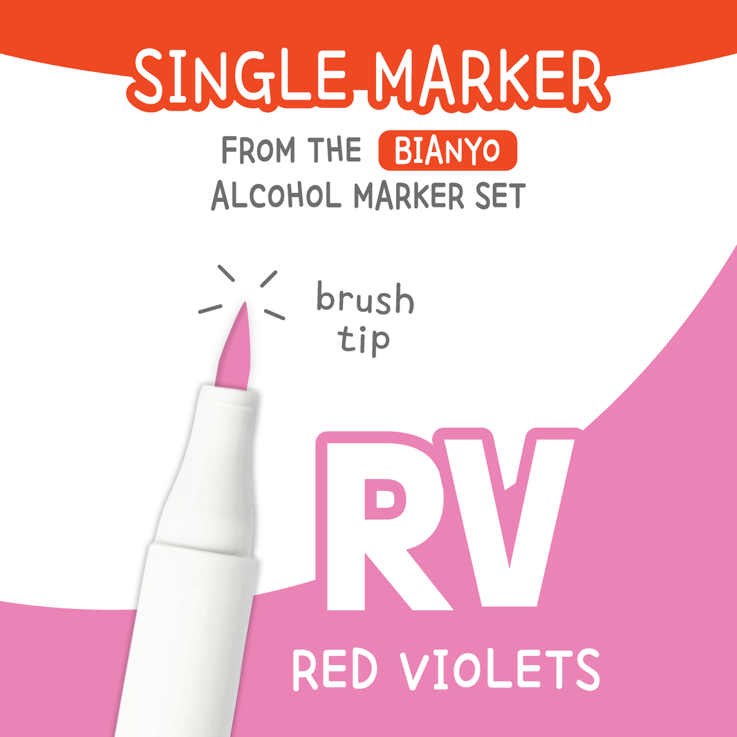 Bianyo Red Violets (RV) — Single Replacement Markers