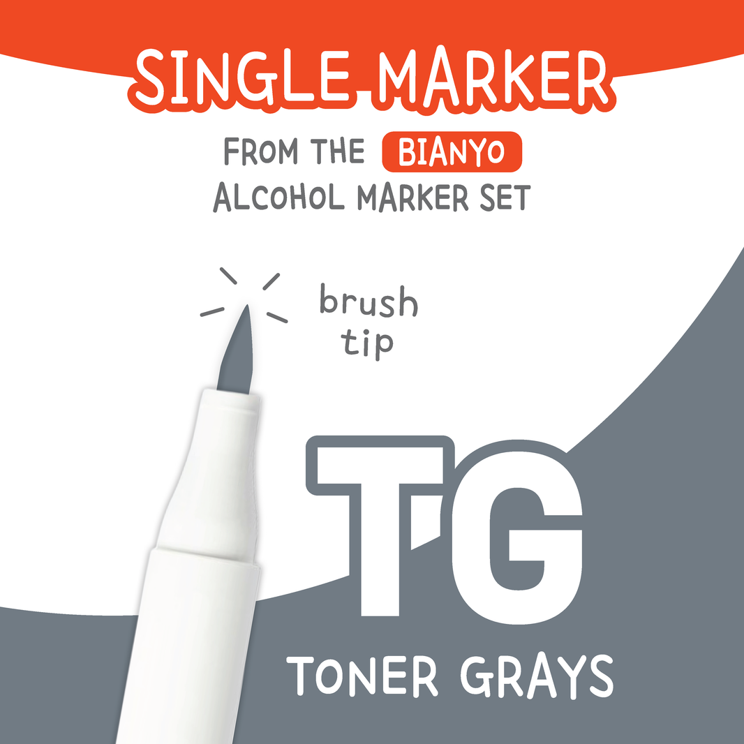 Bianyo Toner Grays (TG) — Single Replacement Markers