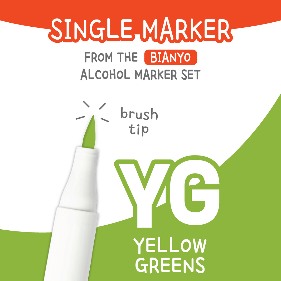Bianyo Yellow Greens (YG) — Single Replacement Markers