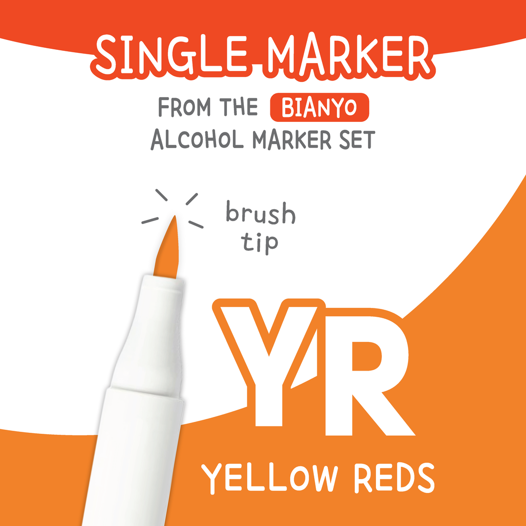 Bianyo Yellow Reds (YR) — Single Replacement Markers