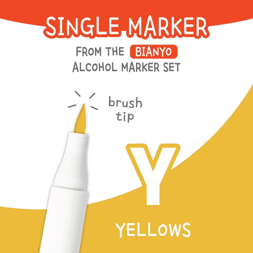 Bianyo Yellows (Y) — Single Replacement Markers