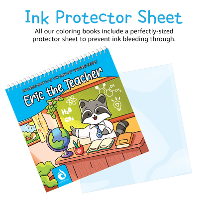 Eric the Teacher Coloring Book | The Droplet Universe Series, Book 2