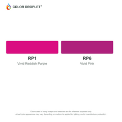 Digital Bianyo Red Purples (RP) color guide; codes and names. Markers sold individually.