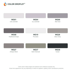 Digital Ohuhu Honolulu Warm Greys (WG) color guide; codes and names. Markers sold individually.