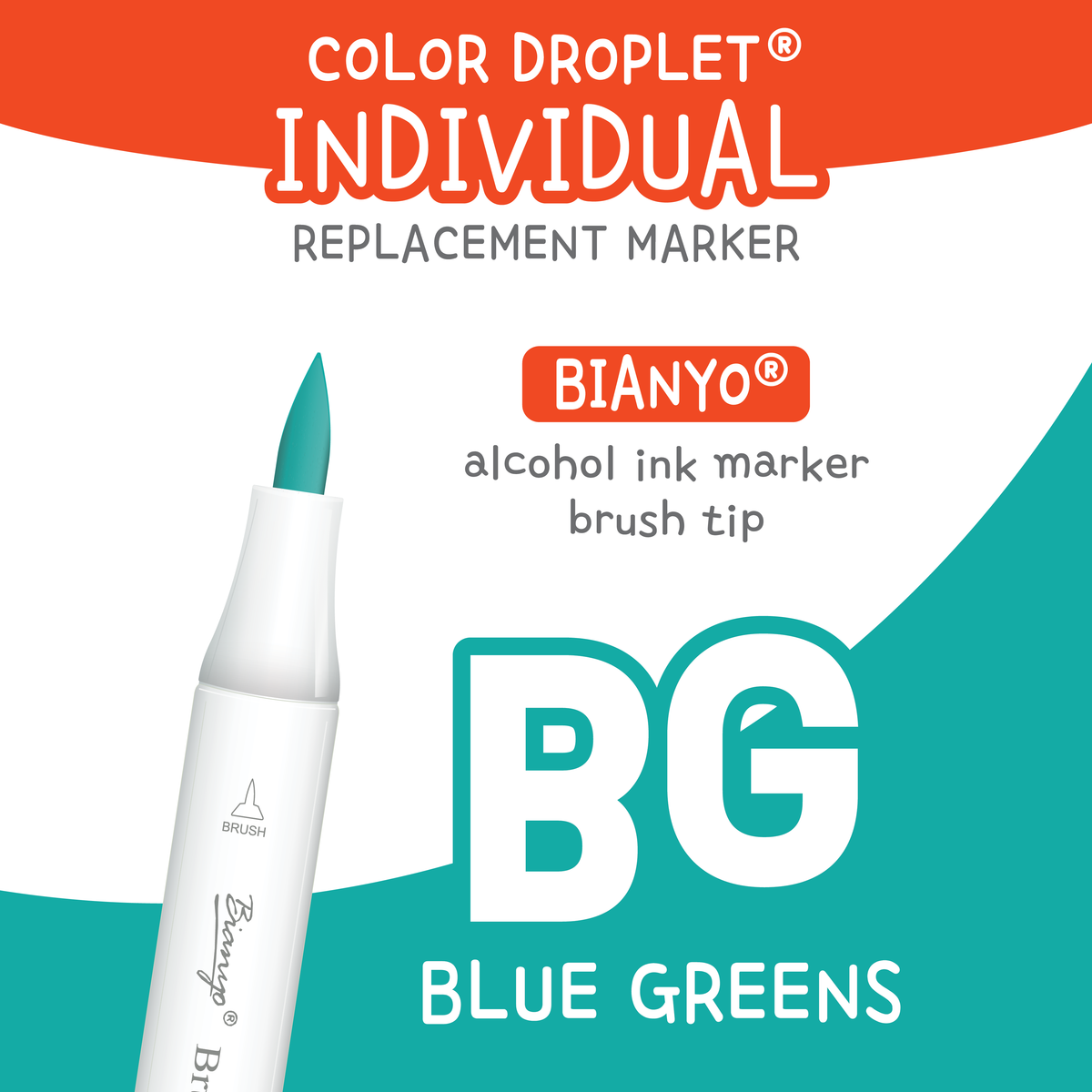 Bianyo Blue Greens (BG) — Individual Replacement Markers