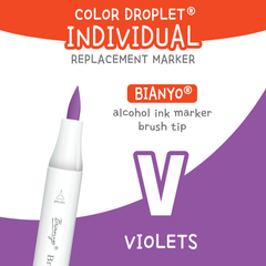 Bianyo Violets (V) — Individual Replacement Markers