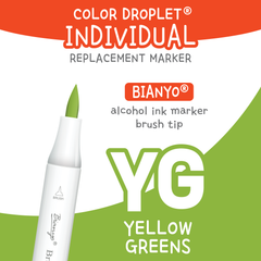 Bianyo Yellow Greens (YG) — Individual Replacement Markers