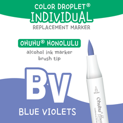 Ohuhu Honolulu Blue Violets (BV) — Individual Replacement Markers
