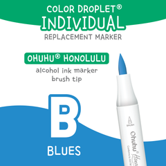 Ohuhu Honolulu Blues (B) — Individual Replacement Markers