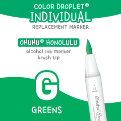 Ohuhu Honolulu Greens (G) — Individual Replacement Markers