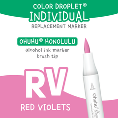 Ohuhu Honolulu Red Violets (RV) — Individual Replacement Markers