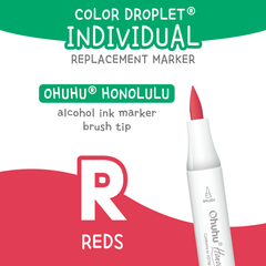Ohuhu Honolulu Reds (R) — Individual Replacement Markers